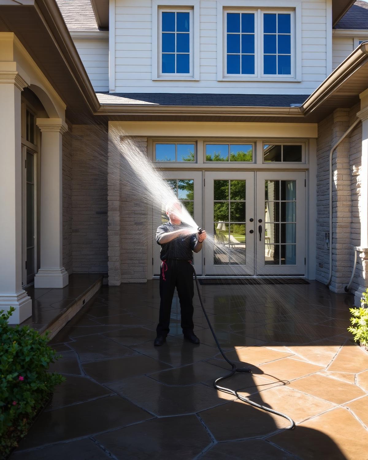 Patio Pressure Wash